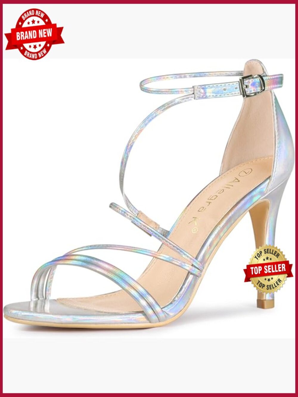 Women's Strappy Stiletto High Heel Sandals Party Ankle Strap